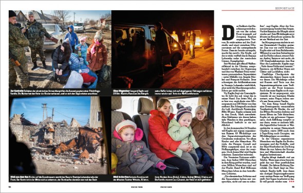 Jewgenij holt die Kinder raus