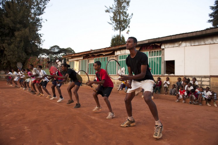 Aethiopien, Afrika, Sport, Tennis, Kinder, Jugendliche,