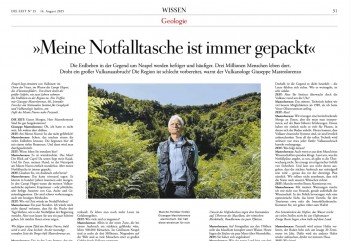 Campi-Flegrei-Interview mit Giuseppe Mastrolorenzo - (c) Isabella Finholdt