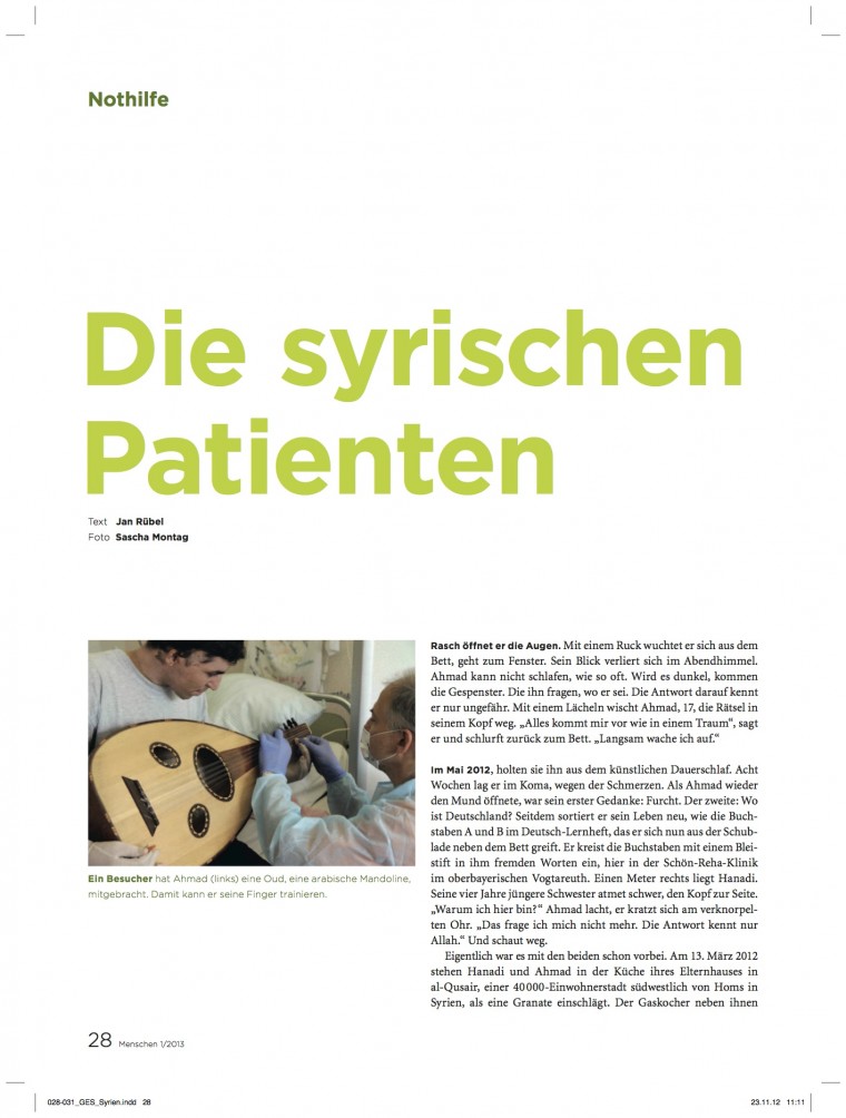 Die syrischen Patienten