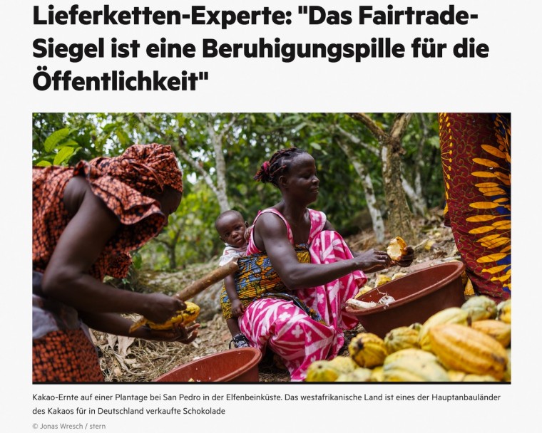Kakao-Lieferkette, Interview Hütz-Adams, Teaser