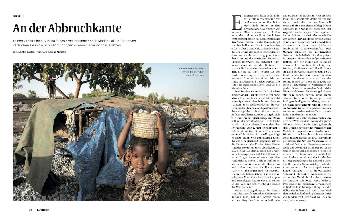 Granitminen Burkina Faso, Teaser