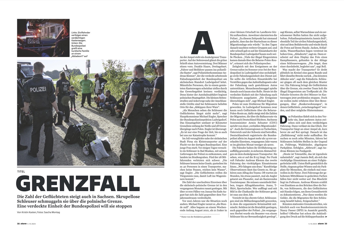 Grenzfall - (c) Sascha Montag/Zeitenspiegel