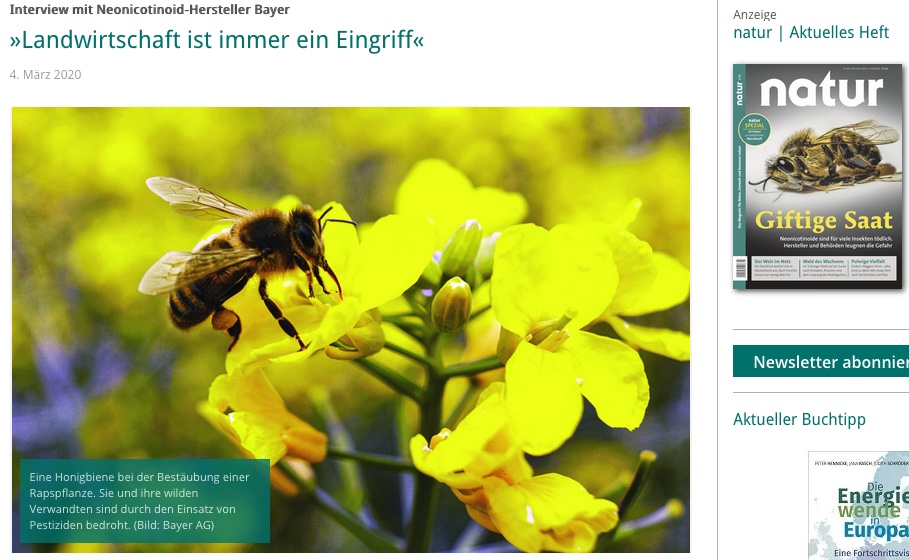 Neonicotinoide-Interview natur.de