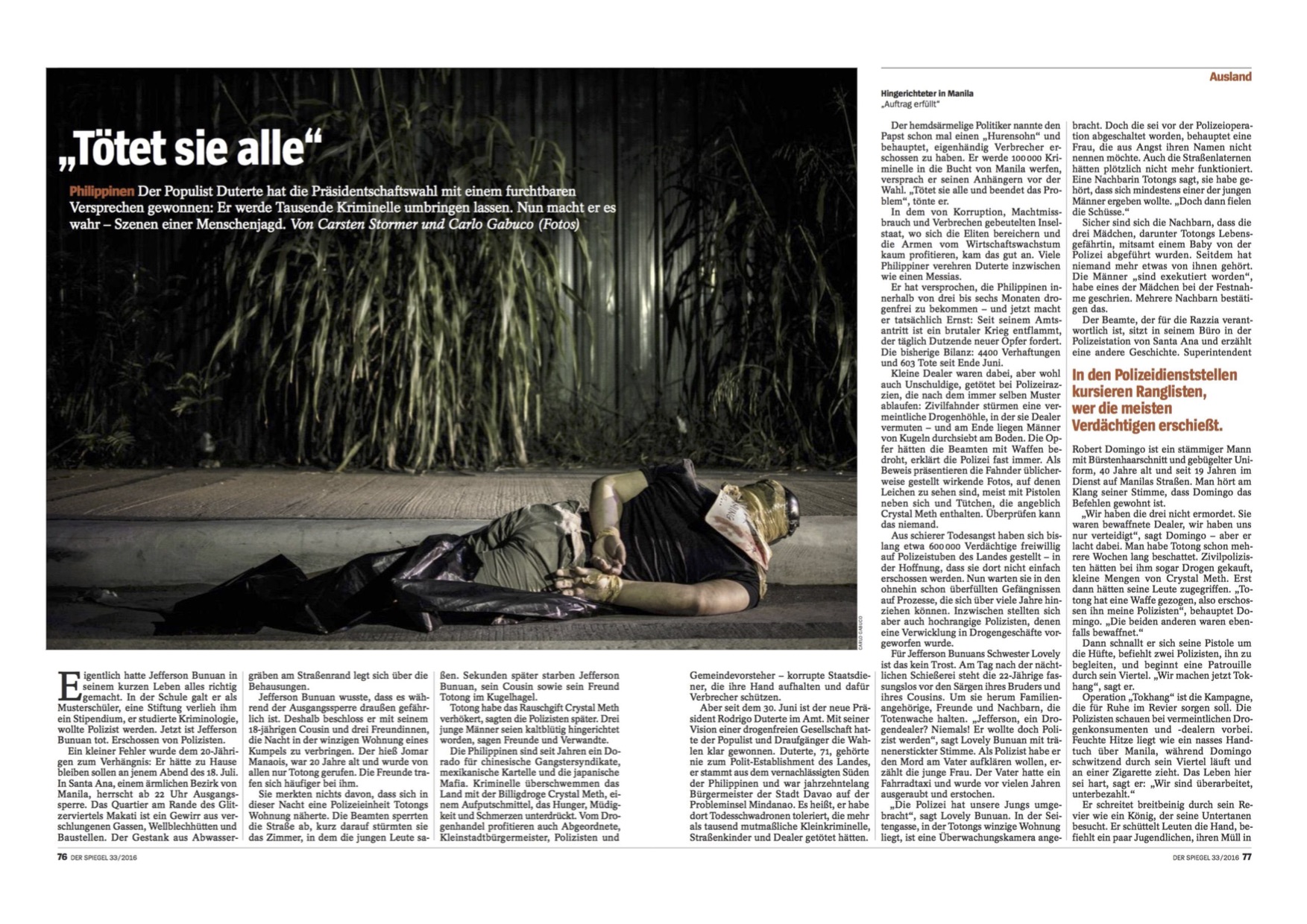 Spiegel Drogentote
