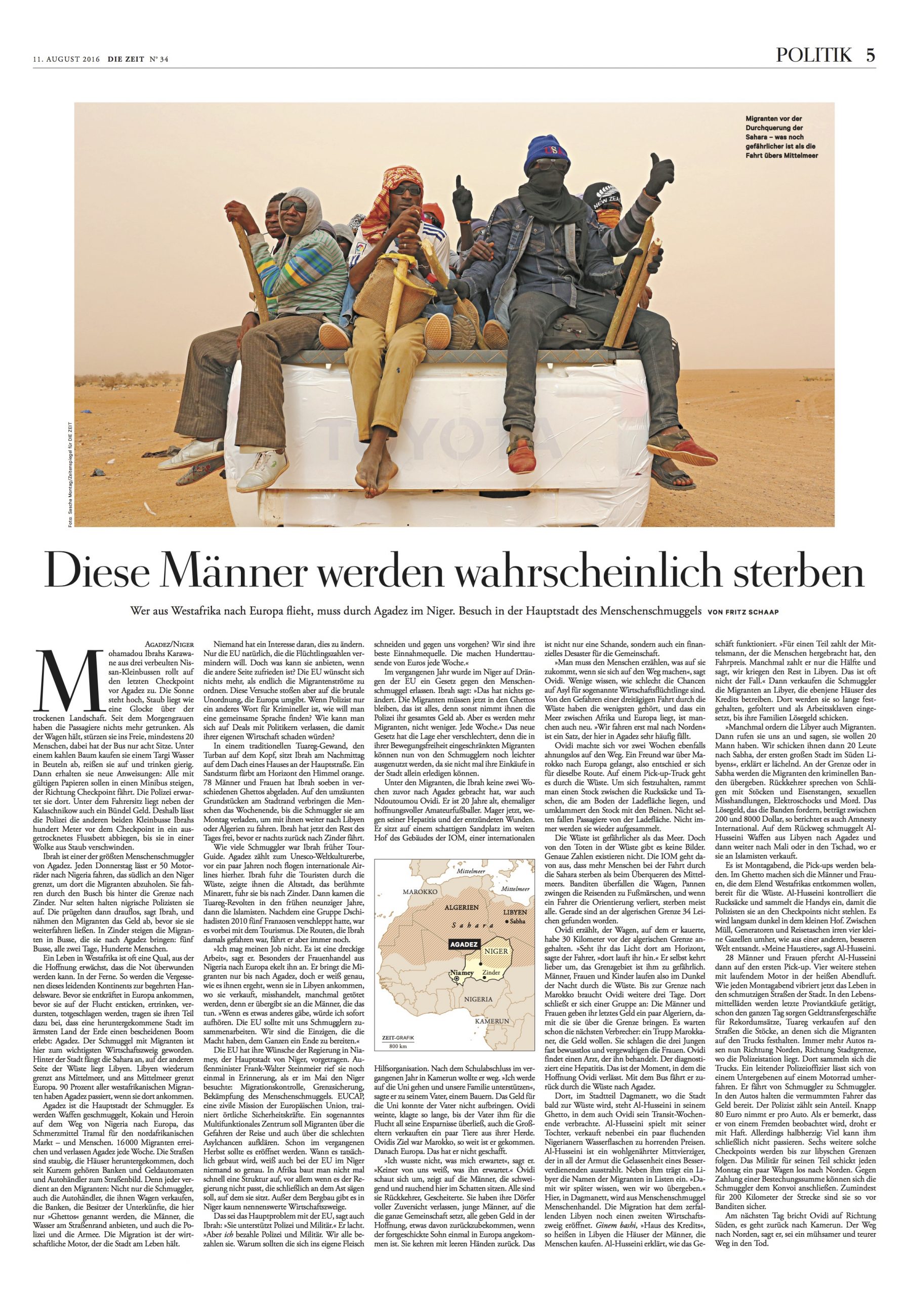 Diese Männer werden wahrscheinlich sterben