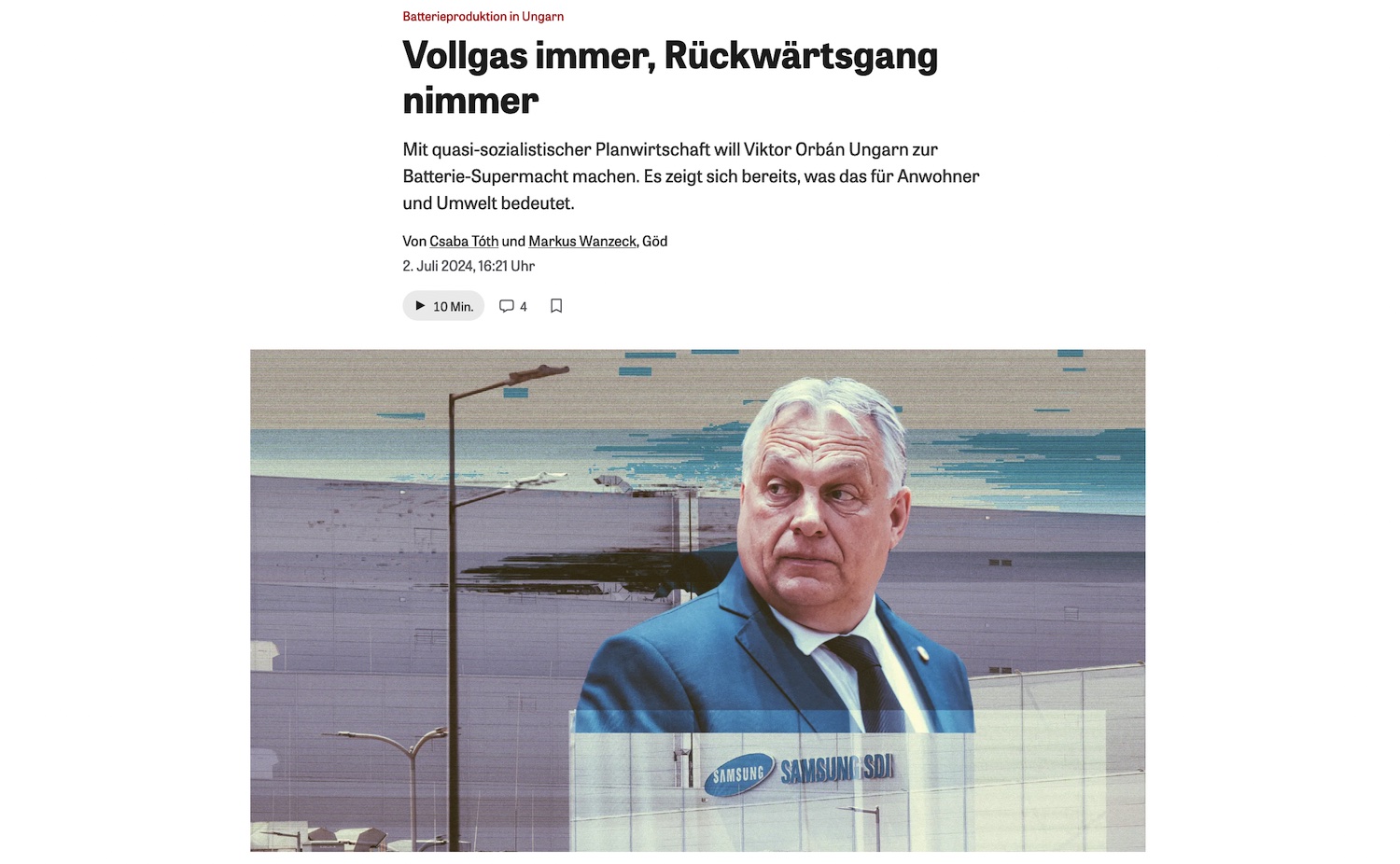 Batteriefabriken Ungarn - Teaser