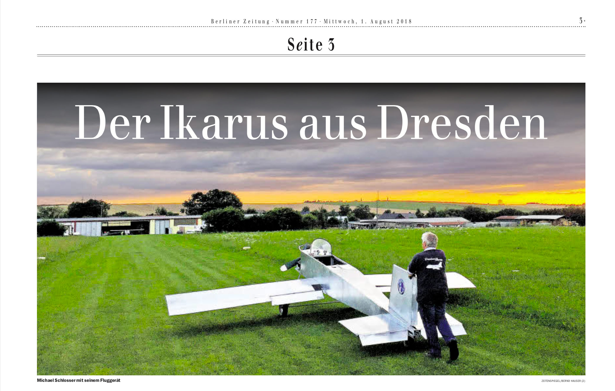 Der Ikarus aus Dresden