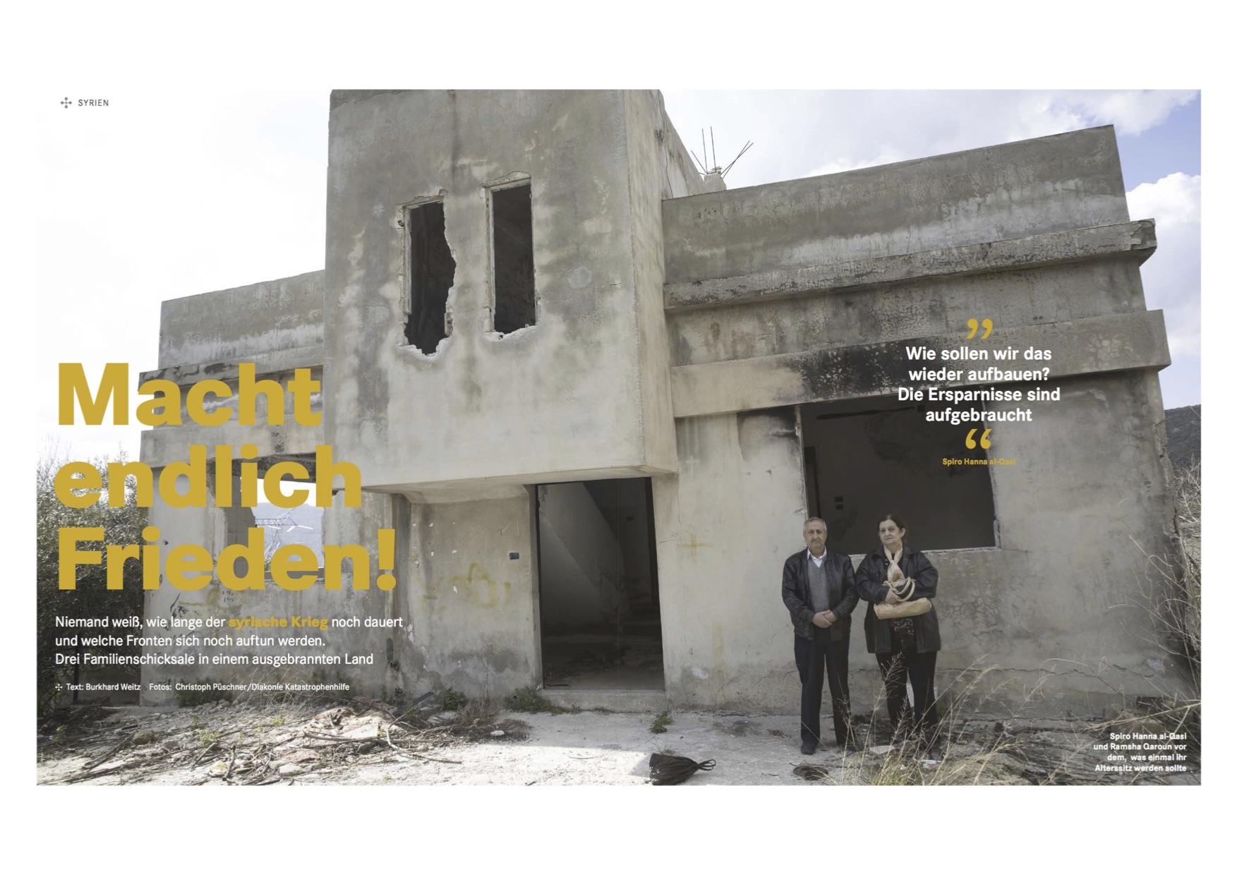 Macht endlich Frieden!