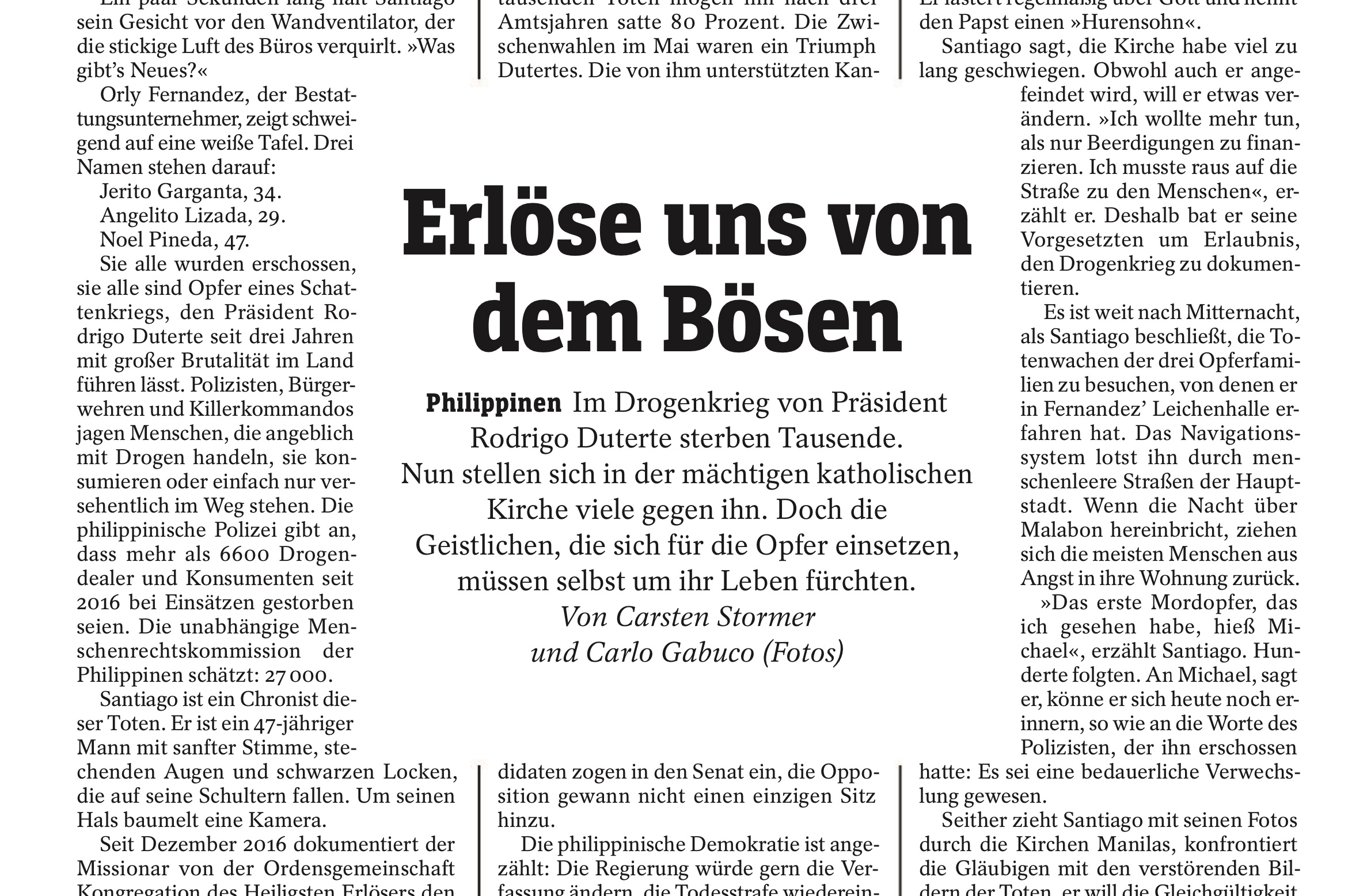 Erlöse uns von dem Bösen