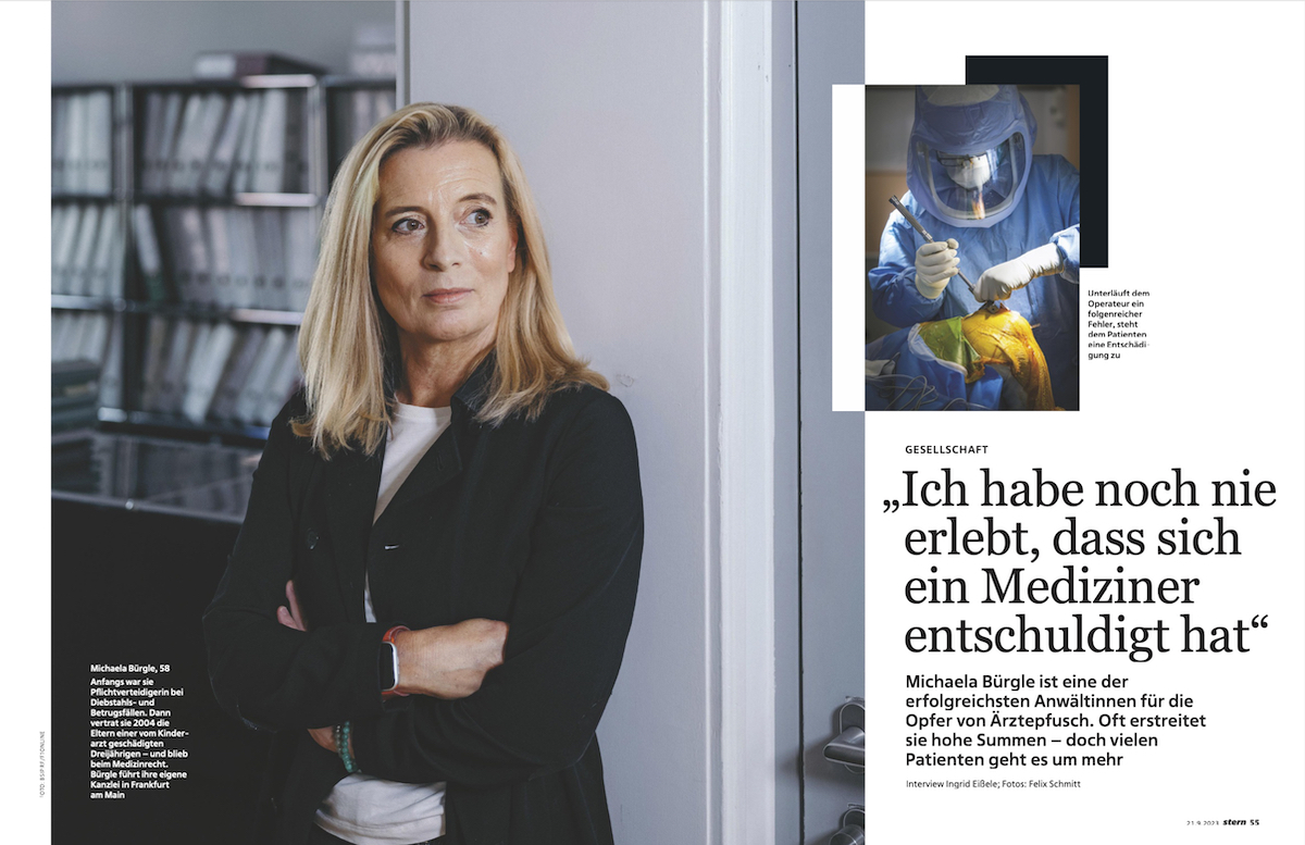 „Ich habe noch nie erlebt, dass sich ein Mediziner entschuldigt hat“