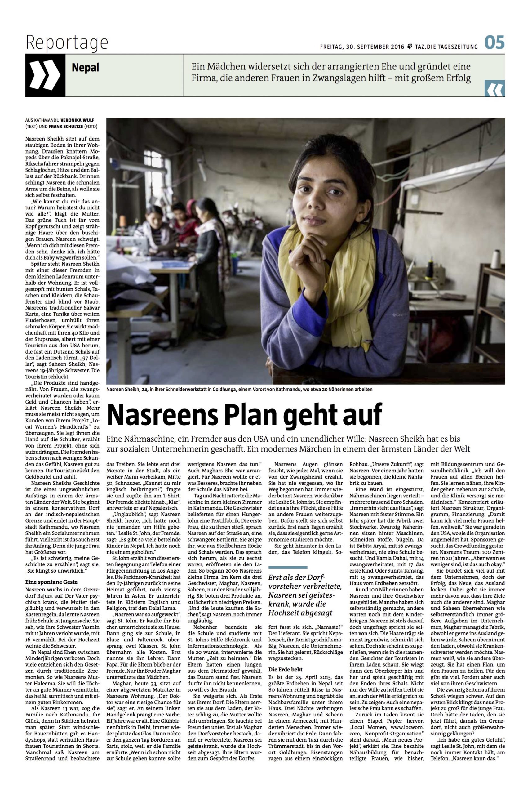 Nasreens Plan geht auf