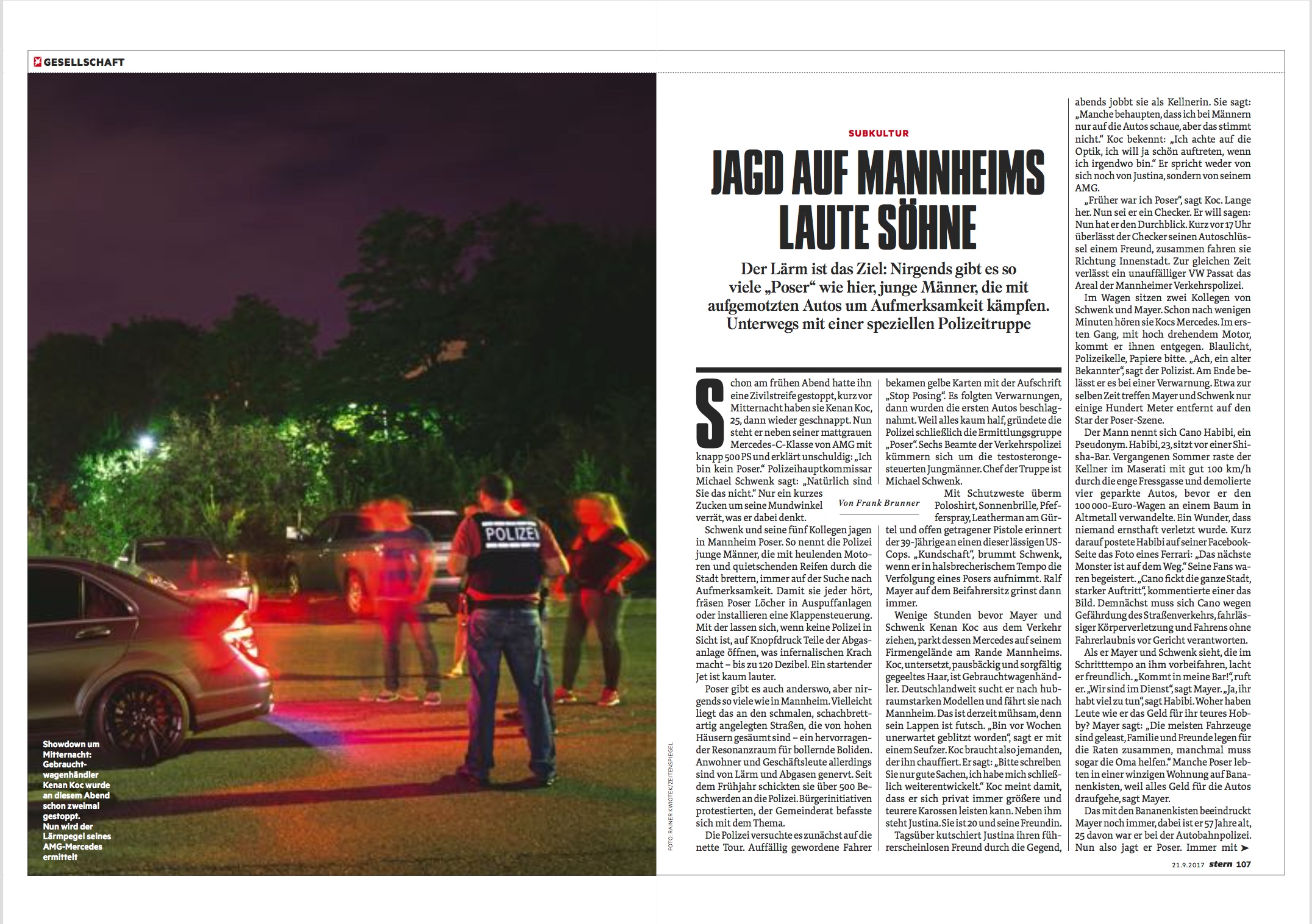 Jagd auf Mannheims laute Söhne