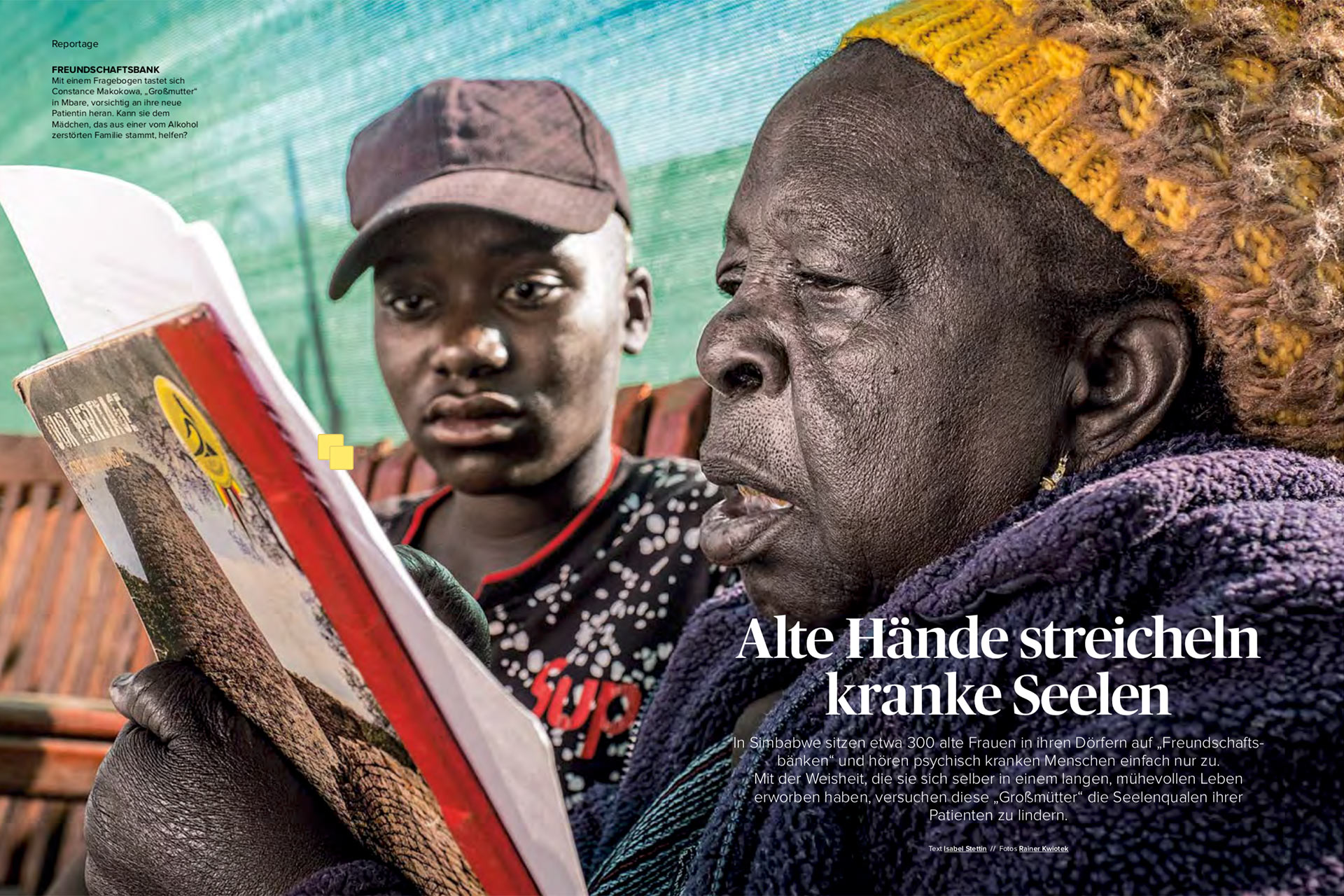 Alte Hände streicheln kranke Seelen