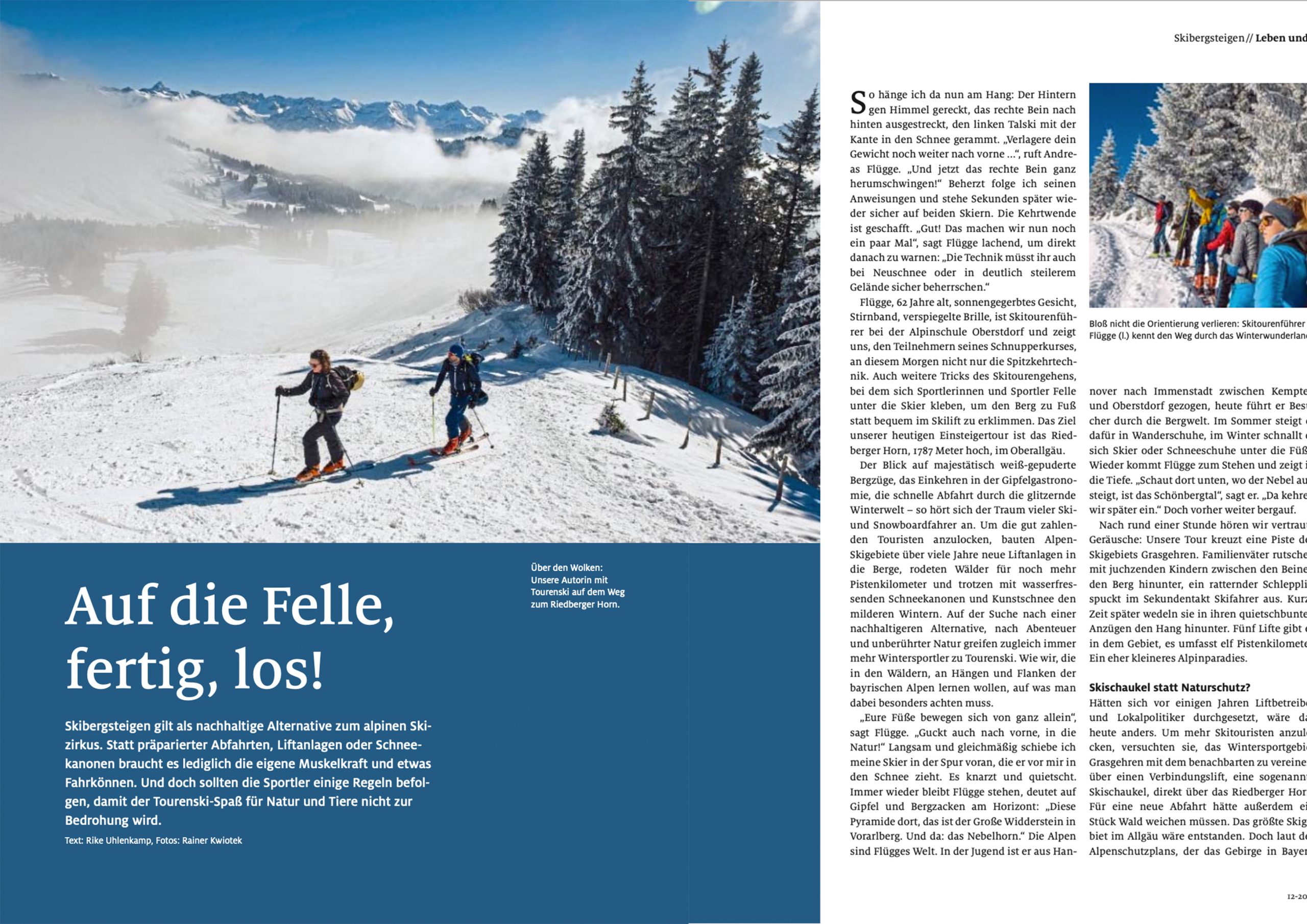 Auf die Felle, fertig, los!