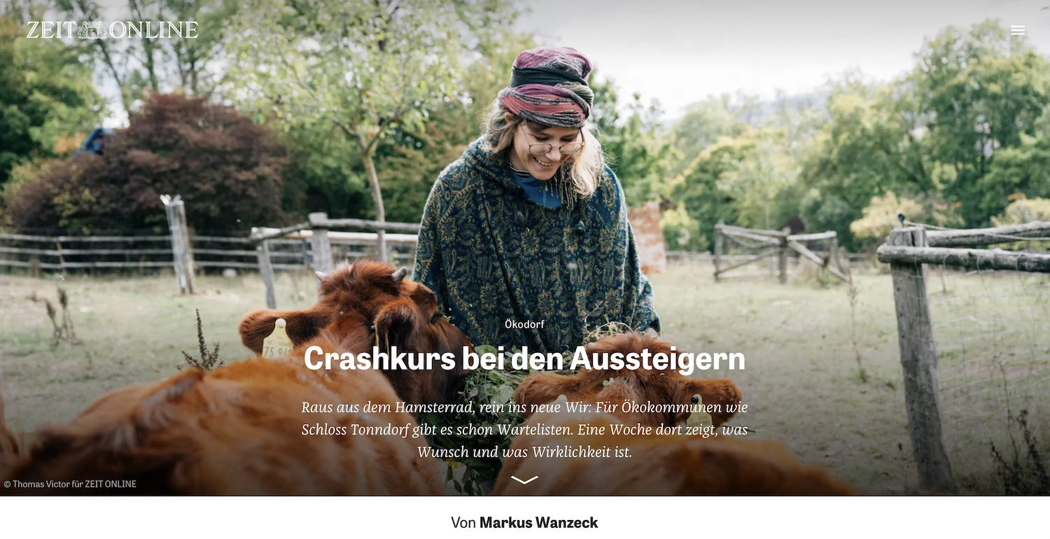 Crashkurs bei den Aussteigern