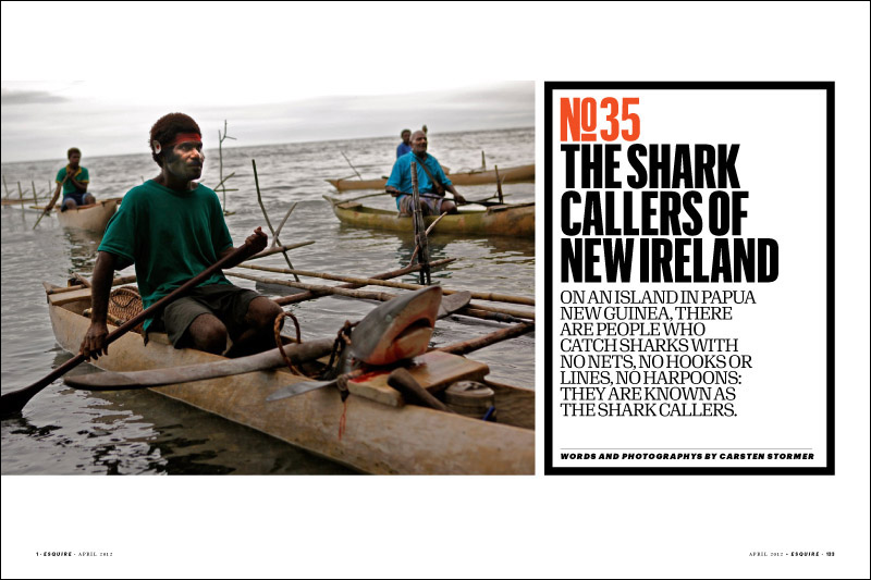 Die Hairufer von New Ireland