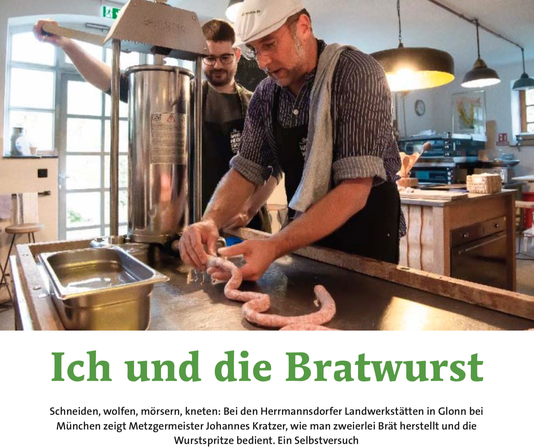 Ich und die Bratwurst