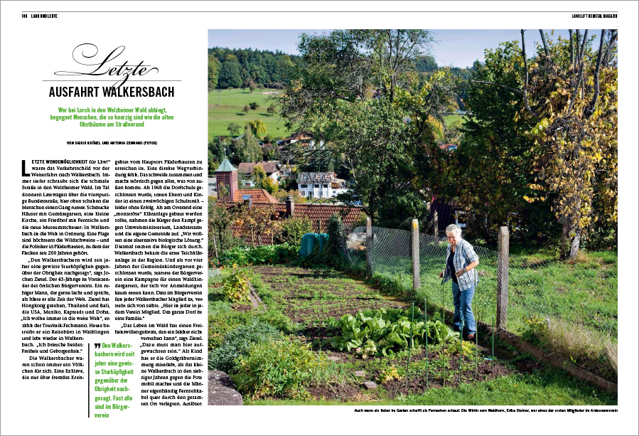 Letzte Ausfahrt Walkersbach