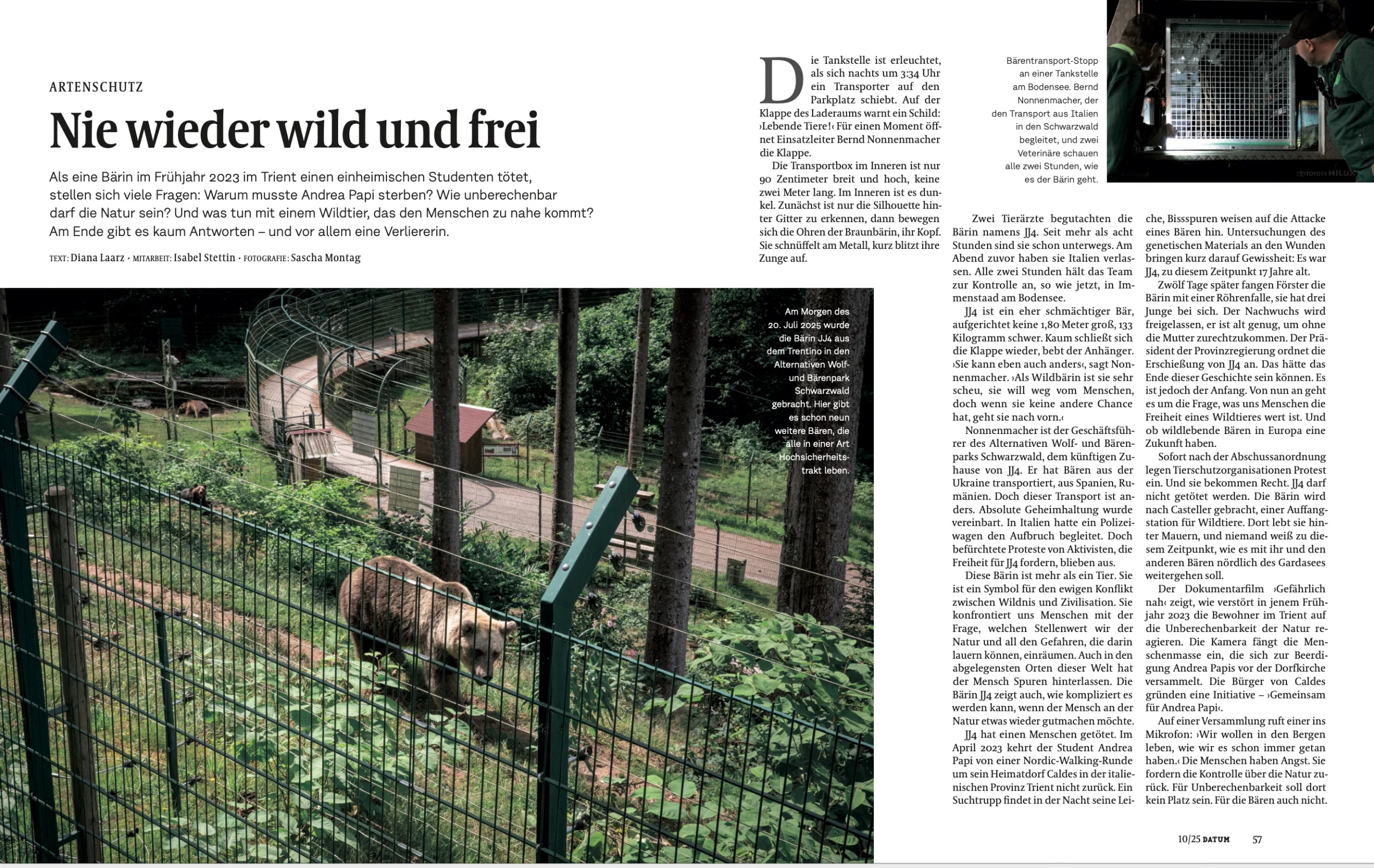 Nie wieder wild und frei